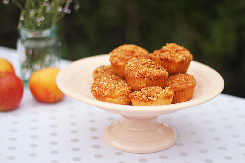 Muffins aux pommes et pralin - Juliette blog féminin