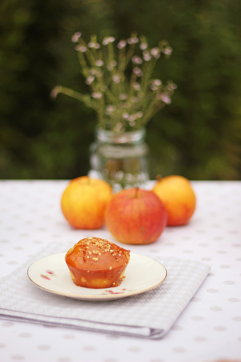 Muffins aux pommes nappage caramel au beurre salé - Juliette blog féminin 5